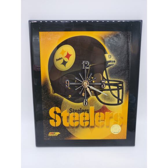 Pittsburgh Steelers Analog Clock - 10 x 12 - Picture 1 of 5